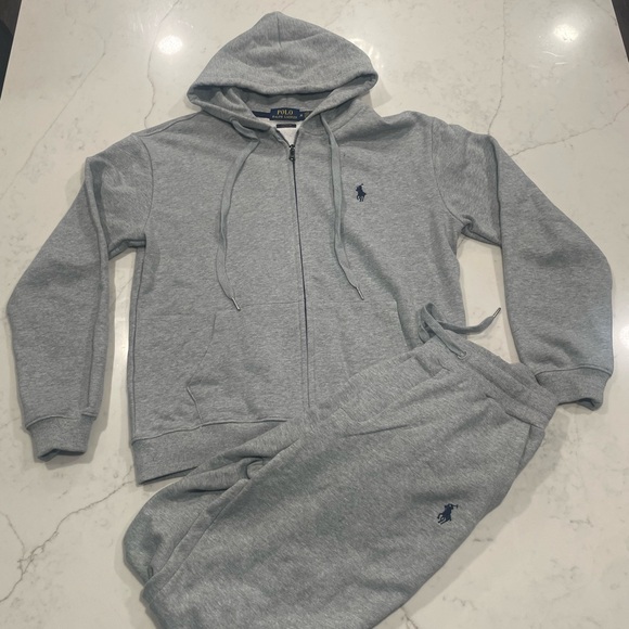 Ralph Lauren Other - Ralph Lauren Gray Zip-Up Hoodie